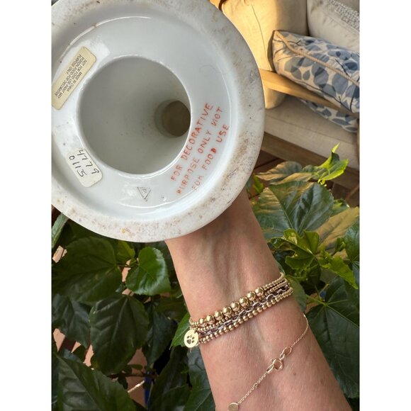 Strata Group Les Tropiques Fish Hand Painted Candle Stick Pair | Coastal Design - Picture 3 of 4